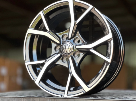 Литые диски Volkswagen GLOSS BLACK FACE 15” 5x100 ET35 6.5J D57.1