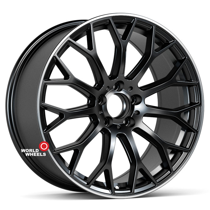 Koko FF 268 R19 9.0х19 5*112 ET48 DIA66.6 Matt Black Lip (MBL) Литой