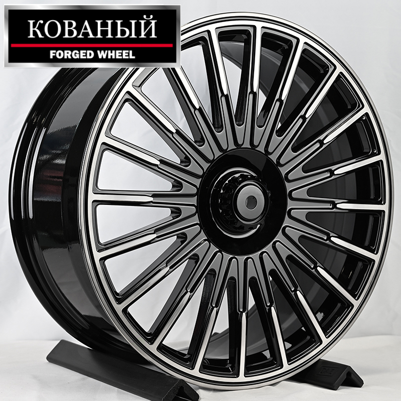 Диски RGW Wheels RGW204 10.0x22/5x130 D84.1 ET33 BKF Black Clear 