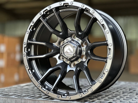 Литые диски FUEL REBEL MATTE BLACK 17” 6X114.3 ET0 9J D66.1