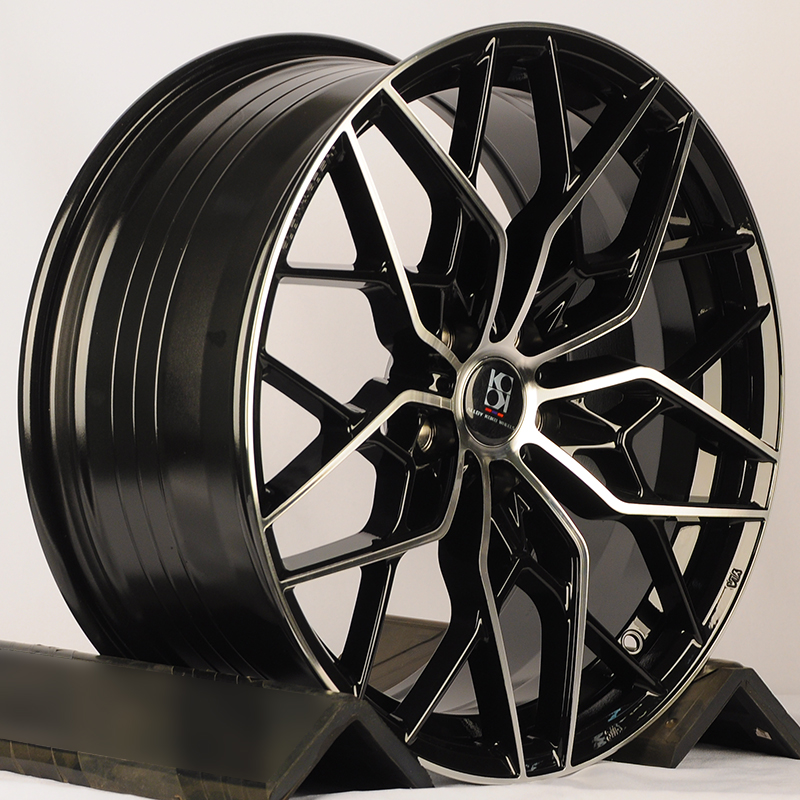Диски KoKo Kuture FF010 8.5x19/5x112 D66.45 ET35 Gloss Black+Maching Face