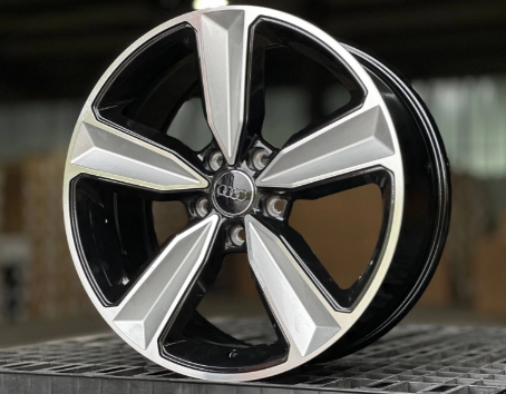 Литые диски AUDI МЕЧИ GLOSS BLACK MILLING 18” 5x112 ET40 8J D66.6