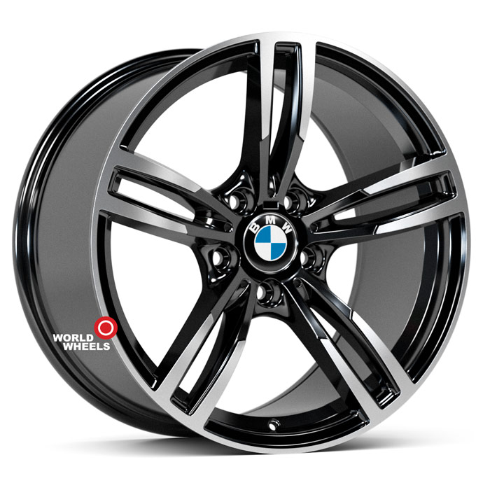 Koko 437 OEM R18 9.5х18 5*120 ET35 DIA72.6 Black Machined (BP) Литой