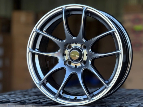 Литые диски WORK CR KIWAMI HYPER BLACK 15”, сверловка 4x100