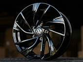 Литые диски Volkswagen MF9 GLOSS BLACK 16” 5x112 ET42 7J D57.1