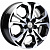 Khomen KHW 1711 6.5x17 5*108 ET43 DIA65.1 Black-FP Литой