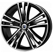 K&K Атлас 8.5x20 5*120 ET58 DIA72.6 Алмаз черный Литой