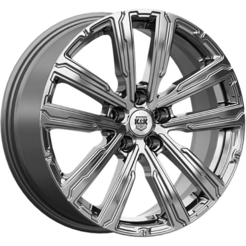 K&K Аламер 7.5x18 5*114.3 ET40 DIA66.6 Дарк платинум Литой