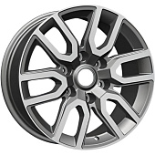 Khomen KHW 1723 8x17 6*139.7 ET25 DIA106.1 Gray-FP Литой
