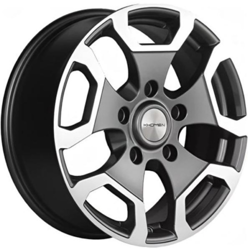 Khomen KHW 1725 6.5x17 5*139.7 ET40 DIA98.5 Gray-FP Литой