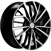 Khomen KHW 1717 7x17 5*110 ET40 DIA67.1 Black-FP Литой