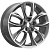 Скад КР001 7x18 5*114.3 ET46 DIA67.1 Diamond gloss graphite Литой