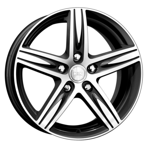 K&K Андорра 6.5x16 5*112 ET46 DIA57.1 Алмаз черный Литой