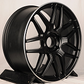 Диски Anzoo JT092-22 10.0x22/5x130 D84.1 ET36 Satin Black Machined Lip