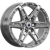 K&K Дистрикт 8x18 6*114.3 ET25 DIA66.1 Дарк платинум Литой