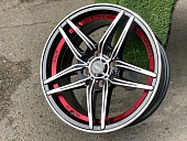Литые диски Vossen 5371 15, 4x100, BLACK AND POLISH LIP (ET: 35, DIA: 73.1, W: 7)