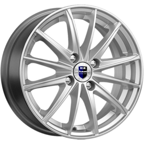 K&K Пойнт Бланк 6x15 4*100 ET50 DIA60.1 Сильвер Литой