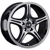 LS 319 6.5x15 5*100 ET38 DIA57.1 BKF Литой