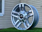 Литые диски OFF ROAD 5136 18, 6x139.7, HYPER SILVER (ET: 25, DIA: 110, W: 8.5)