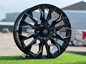 Литые диски FUEL FLAME 0365 20, 6x139.7, GLOSS BLACK MILLING (ET: 20, DIA: 110.1, W: 9)