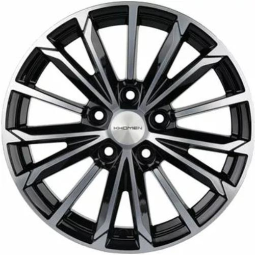 Khomen KHW 1611 6.5x16 5*110 ET45 DIA67.1 Black-FP Литой