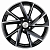 Khomen KHW 1714 7x17 5*108 ET43 DIA65.1 Black-FP Литой
