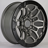 Диски RGW Wheels DH023 9.0x18/6x139,7 D78.1 ET19 Matte Gunmetal With Black Bead Ring