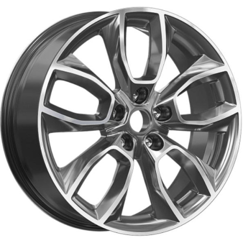 K&K КР001 7x18 5*114.3 ET46 DIA67.1 Diamond gloss graphite Литой