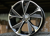 Литые диски AUDI RS FlowForming GLOSS BLACK FACE 20” 5x112 ET30 9J D66.6