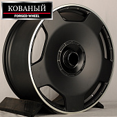 Диски RGW Wheels S3192502-79 11.5x22/5x112 D66.56 ET47 Matt Black Machined Lip 