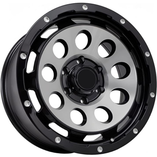 Kipardo KF59 8.5x18 6*139.7 ET15 DIA110.1 Black Polish Литой