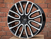 Кованые диски Range Rover GLOSS BLACK FACE 23” 5x120 ET40 9.5J D72.6