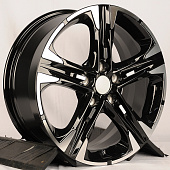 Диски Anzoo 18948 7.5x18/5x114.3 D67.1 ET50.5 Black Machine Face